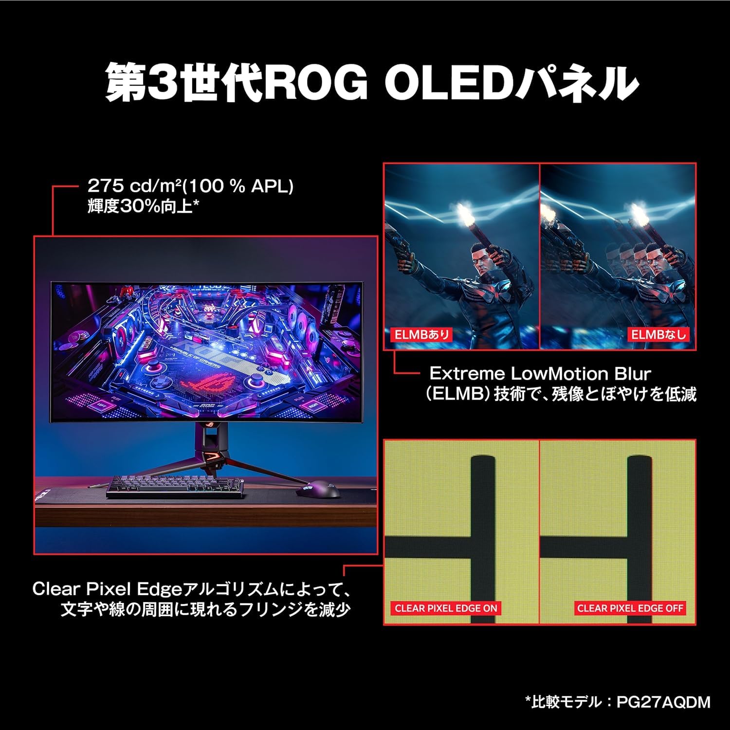 （箱付き）ASUS ROG ウルトラワイドモニター 本体 Amazon.co.jp: ASUS 有機EL 湾曲 ウルトラワイド ゲーミングモニター